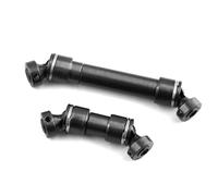 MKIUYVD Eje de transmisión para Traxxas para Mini para E-Revo para EREVO para Summit para Slash 4WD 1/16 RC Car Upgrade Parts 2 Piezas Eje De Transmisión Central Acero