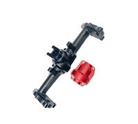 MKIUYVD Eje Delantero Trasero RC para HOBBYPLUS CR18P para Rock para Van 1/18 RC Car Carcasa del Eje Delantero Y Trasero Actualización De Piezas Aleación Aluminio(Black,Rear)
