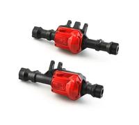 MKIUYVD Eje Delantero Trasero RC para Traxxas para TRX-4 1/10 RC Crawler Car, Carcasa De Eje Delantero Y Trasero Metal, Piezas Actualización, Accesorios(Black)
