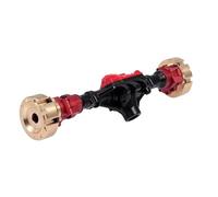 MKIUYVD Eje Delantero Trasero RC para Traxxas para TRX-4 Coche RC Crawler 1/10, Eje De Puente Delantero Y Trasero Metal, Accesorios Mejora(Rear)