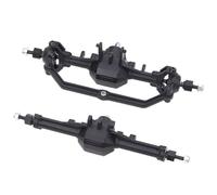 MKIUYVD Eje Delantero Trasero RC para Traxxas para Trx-4m 1/18 RC Crawler, Eje De para Diamante Completo Recto Delantero Y Trasero Plástico, Accesorios Repuesto, Piezas Actualización(Front and Rear)
