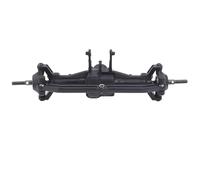MKIUYVD Eje Delantero Trasero RC para Traxxas Trx-4m Juego De Ejes Delantero Y Trasero Plástico Completo con Soporte Servo, Piezas Repuesto para Mejora Orugas RC 1/18(Front)