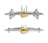 MKIUYVD Eje Delantero Trasero RC para TRX4-M para Defender para Trail K10 Ejes Delanteros Y Traseros De Aleación Aluminio Alta Resistencia Piezas Actualización Orugas RC 1/18
