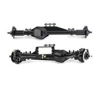 MKIUYVD Eje Trasero del RC para Axial para RBX10 para Ryft Metal Eje Delantero Y Trasero Completo 1/10 Coche Trepador De Control Remoto Piezas De Mejora Accesorios(Black,1Set)
