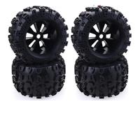 MKIUYVD Neumáticos Coche RC para Traxxas para Maxx para Tmaxx para E-Revo para Revo 3,3 Paquete De 4 Uds Escala 1/8 RC Camión Neumáticos Hexagonales De 17mm Y Juego De Ruedas Pegadas(170mm*100mm)