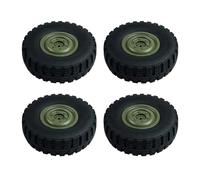 MKIUYVD neumáticos de RC para LDRC LD-P06 LD P06 para Unimog 1/12 RC Camión Actualización De Coche Piezas Repuesto Accesorios 4 Uds para Modelo Neumático(Green)