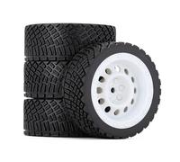 MKIUYVD Neumáticos RC para Rolly para HPI WR8 para HSP 94177 para WLtoys 1/14 1/10 RC Piezas De Coche 4 Uds 12mm Hex 67mm Neumáticos Goma para Llanta Rueda