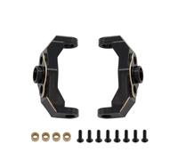 MKIUYVD Piezas para Coches RC para Traxxas TRX-4M 1/18 RC Crawler Car Upgrades Bloques De Dirección Brass Color Ruedas Cubierta Diferencial Eje Reemplazo Coche Piezas Bricolaje(Caster Blocks C-hubs)