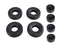 MKIUYVD Piezas RC para MN 1/2 D90 98 99S 78 82 99sV2 1/16 para WPL C14 C24 C34 RC Clip para Tipo Neumático Suave Piel Accesorios De Piezas Metal(Black)