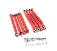 MKIUYVD Piezas RC para MN D90 D96 para MN98 para MN99S MN45 Metal para Varilla De Enlace del Chasis, Tracción, Varillaje, Accesorios Piezas Coche RC(Red)