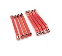 MKIUYVD Piezas RC para MN D90 D96 para MN98 para MN99S MN45 RC Piezas De Coche Accesorios Metal para Varilla Enlace del Chasis Tracción Varillaje(Red)