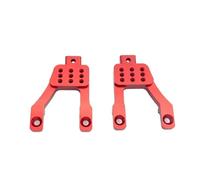 MKIUYVD Piezas RC para MN86 MN86S MN86K MN86KS MNG500 1/12 Coche Trepador De Control Remoto Piezas Mejora 4 Uds Montaje Torres Choque Delanteras Y Traseras Metal(Red)