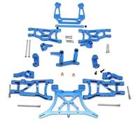 MKIUYVD Piezas RC para Traxxas para Slash 2WD para VXL 1/10 RC Accesorios De Repuesto para Coche Kit Piezas Metal Brazo Suspensión Torre Choque Bloque Dirección(Blue)