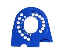 MKIUYVD Piezas RC para TRAXXAS para TRX4 para TRX6 1/10 Coche Trepador De Control Remoto Piezas Mejora Accesorios Placa Montaje Motor Metal 8290 8290R 8290X(Blue)