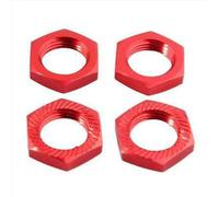 MKIUYVD Piezas RC para TRAXXAS para X-MAXX RC Car Accesorios De Piezas Actualización Metal Hexagonal 17 Mm Rosca 1(Red)