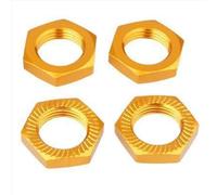 MKIUYVD Piezas RC para TRAXXAS para X-MAXX RC Car Accesorios De Piezas Actualización Metal Hexagonal 17 Mm Rosca 1(Yellow)