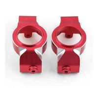 MKIUYVD Piezas RC para Traxxas para Xmaxx 6S 8S 1/5 RC Piezas De Camiones Accesorios 2 Uds Bloque Ruedas Delanteras Metal C-hubs(Red)