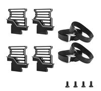 MKIUYVD Piezas RC para TRAXXAS para XRT 8S RC Accesorios De Piezas Coche Soporte Batería para Alto Metal Sujeción con Correa(Black)