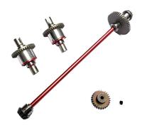 MKIUYVD Piezas RC para Wltoys 144001 1/14 RC Car Accesorios De Repuesto Eje Central Principal Metal Transmisión Piezas Engranaje Diferencial(B)