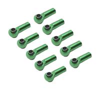 MKIUYVD Piezas RC para Wltoys A959 12428 144001 para WPL C14 C24 para MN D90 para MN99S RC Piezas De Coche 10 Uds Metal M2.5 Varilla Enlace Extremo Junta Esférica(Green)