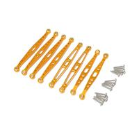 MKIUYVD Piezas RC para ZP1001 ZP1002 ZP1003 ZP1004 1/10 RC Car Parts Accesorios De Actualización Y Renovación Metal Varillas Fijación Piezas(Yellow)