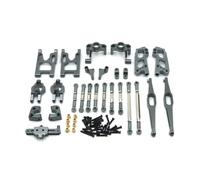 MKIUYVD Piezas RC per Wltoys 12428 12423 FY03 1/12 RC Accessori Di Ricambi Auto per Il Blocco Sterzo Della Barra Collegamento del Braccio Oscillante(Gray)