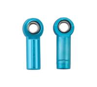 MKIUYVD RC Accesorios para 1/8, 1/10, 1/12, 1/14, 1/16, 1/18, Camión Trepador De Control Remoto, 1 Par Soporte Cabeza Bola Enlace Extremo Varilla Amarre Metal M3