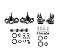 MKIUYVD RC Accesorios para Arrma para Kraton para Outcast para BLX 6S V5 1/8 RC Car Upgrades Parts Accesorios Metal Front Steering Hub Carrier