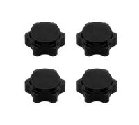 MKIUYVD RC Accesorios para HSP para Axial para HPI para Himoto 1/8 para RC para Hobby Car Camión Todoterreno Piezas Hop-Up 4 Aluminio para Buje, Tuerca Hexagonal Tapa De 17 Mm(Black)