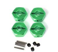 MKIUYVD RC Accesorios para LOSI para Mini para LMT 4X4 1/18 RC Brushed Monster Truck Car Upgrade Parts Conectores Hexágono 12 Mm Kit Verde