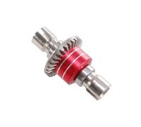 MKIUYVD RC Accesorios para MJX para Hyper Go 1/16 16207 H16BM-PL 1/14 14210 H14BM 14301-02-03 RC Car Parts Engranaje Diferencial Delantero Y Trasero De Metal(Red)