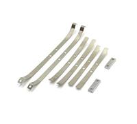 MKIUYVD RC Accesorios para MN82 LC79 1/12 RC Car Upgrade Parts Accesorios De Repuesto Amortiguador Eje Trasero Acero para Ballestas(Leaf Springs)