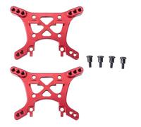 MKIUYVD RC Accesorios para Remo para Hobby para Smax 1621 1625 1631 1635 1651 1655 1/16 RC Piezas De Mejora Coche 2 Uds Torre Choque Metal A2504(Red)
