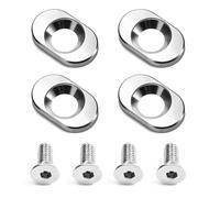 MKIUYVD RC Accesorios para TRAXXAS 4WD para Sledge Metal 1/8 RC Car Upgrade Parts Kit De Accesorios 4 Piezas Motor Fijo para Componente Refuerzo Asiento