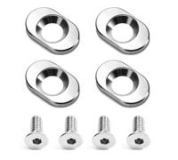 MKIUYVD RC Accesorios para TRAXXAS para Sledge 1/8 RC 4WD Car Upgrade Parts Accesorios 4 Piezas De Motor Fijo Metal para Kit Componentes Refuerzo Asiento