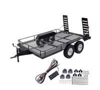 MKIUYVD RC Accesorios para Traxxas para TRX-4 para AXIAL para SCX10 90046 1/10 RC Crawler para Camión De Roca Piezas Bricolaje para Carreras Remolque Metal Resistente