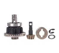 MKIUYVD RC Accesorios para Traxxas para Trx4 para Trx6 1/10 RC Crawler Car Piezas De Actualización Engranaje Diferencial Delantero Y Trasero Conjunto Piñón