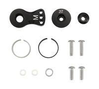 MKIUYVD RC Accesorios para TRX-4 para Axial para SCX10 1/10 RC Autos Helicóptero Modelo Barco Piezas De Actualización Metal 25T Brazo Protector Servo Ajustable Bocina