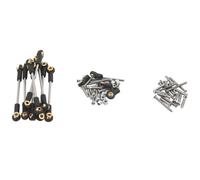 MKIUYVD RC Accesorios para WPL C14 C24 1/16 RC Car Upgrade Parts Accesorios De Repuesto Juego Barras Acoplamiento Suspensión Metal