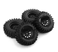 MKIUYVD RC Coche Piezas Compatible con ARRMA para Senton 550 para Mega para Traxxas 1/10 Camión De Curso Corto 4pcs Metal De 110 Mm Beadlock De Plato Profundo