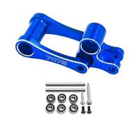 MKIUYVD RC Coche Piezas para LOSI para Promoto-MX 1/4 Piezas De Actualización De Motocicleta Accesorios RC Coche Metal Freno Dirección Brazo Dirección Servo Montaje Los261013(Blue)