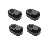 MKIUYVD RC Coche Piezas para TRAXXAS 1/5 para X-MAXX 6S 8S 1/6 para XRT 8S 1/10 para MAXX RC Accesorios Actualización De Automóviles 4 Piezas Retenedor De Pasador De Suspensión Metal(Black)