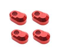 MKIUYVD RC Coche Piezas para TRAXXAS 1/5 para X-MAXX 6S 8S 1/6 para XRT 8S 1/10 para MAXX RC Accesorios Actualización De Automóviles 4 Piezas Retenedor De Pasador De Suspensión Metal(Red)