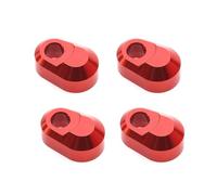 MKIUYVD RC Coche Piezas para TRAXXAS 1/5 para X-MAXX 6S 8S 1/6 para XRT 8S 1/10 para MAXX RC Cars Piezas Accesorios 4 Piezas Retenedor De Pasador De Suspensión De Metal 7743(Red)