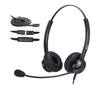 MKJ Auriculares para teléfonos Cisco con micrófono con cancelación de Ruido para teléfonos Cisco CP-7821 7841 7941G 7942G 7945G 7960 7961G 7962G 7965G 7971G 7975G 8841 8865 9971