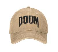 MKJDFTYU Doom Grunge.PNG Hombres Mujeres Gorras de béisbol Sombrero Vaquero Desgastado Gorra clásica de Golf al Aire Libre Sombrero Snapback Suave sin Estructura