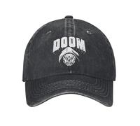 MKJDFTYU Gorras clásicas de béisbol de Doctor Doom Tocados de algodón Desgastado Unisex Juego Retro Thulsa Culto Serpiente Entrenamientos al Aire Libre Cascos de Pelo Gorra