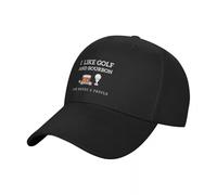 MKJDFTYU Me Gusta el Bourbon y el Golf y quizá 3 Personas, Gorras de béisbol, Gorras de Lujo, Gorras de Anime, Marca de Lujo para Hombres, Mujer