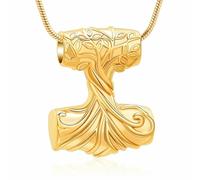 MKJFRLLSA Collar de urna del Árbol de la Vida para Cenizas para Mujeres Portacenizas conmemorativas para Hombres Portacenizas para Recuerdos Joyería de cremación