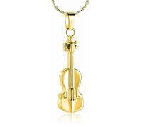 MKJFRLLSA Collar de urna para Cenizas Recuerdo Instrumento Musical conmemorativo Cenizas Joyería para un ser Querido